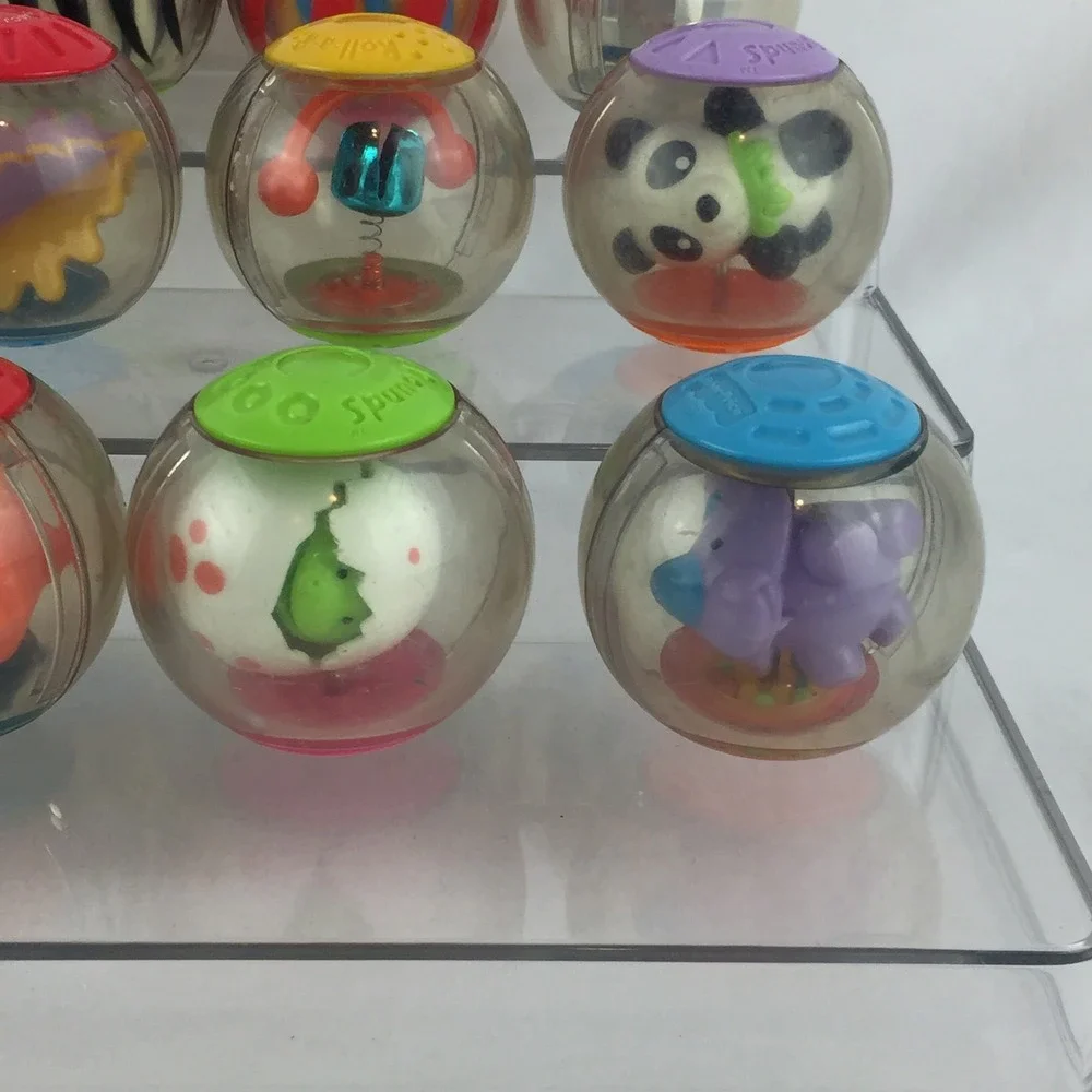 Fisher Price Roll-a-Rounds Balls Lot of 12 Sensory Activity Toys Vintage